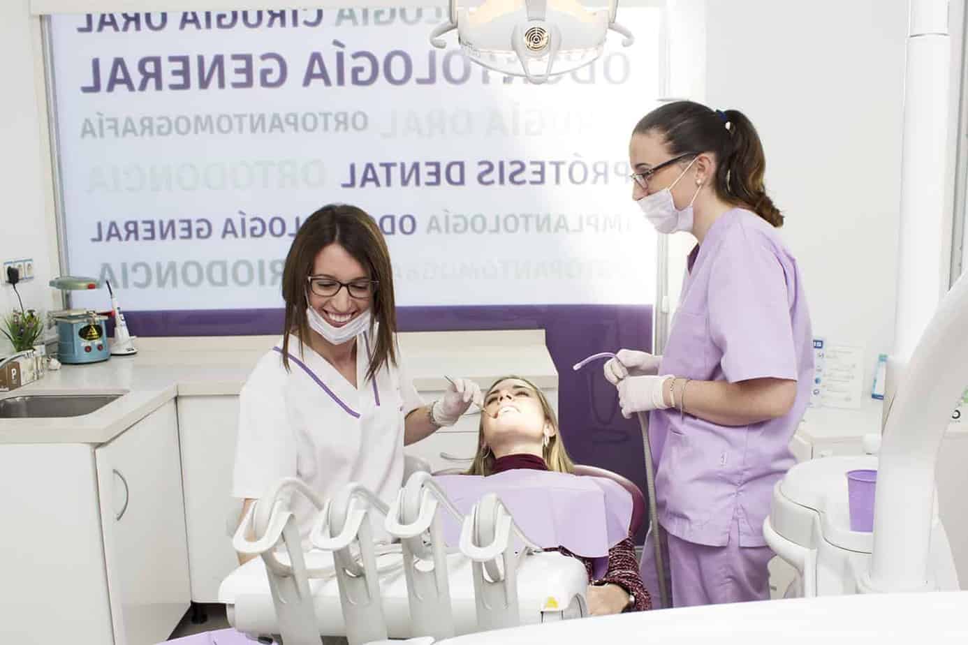 Paciente en en el dentista