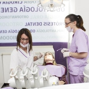 Paciente en en el dentista