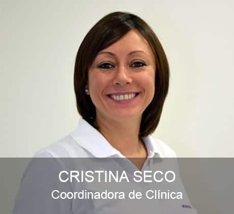 cristina seco coordinadora de clínica